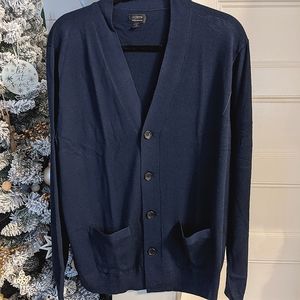 NWOT J Crew Merino Cardigan L